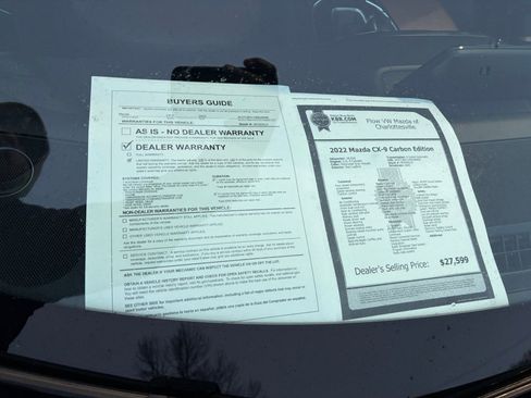 Used 2022 MAZDA CX-9 Carbon Edition image 33