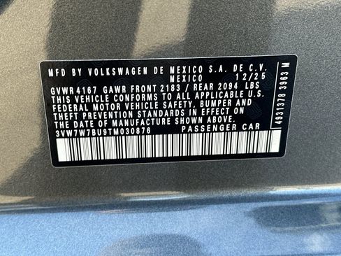 New 2026 Volkswagen Jetta SE image 22