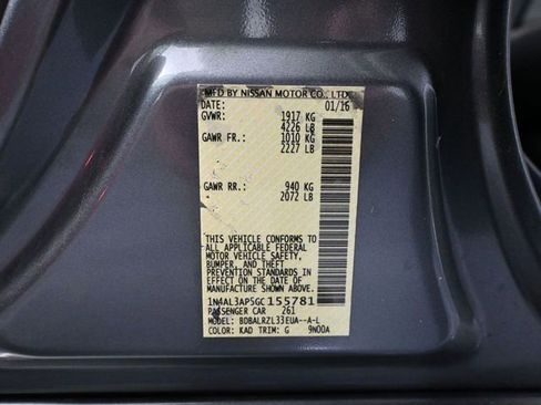 Used 2016 Nissan Altima 2.5 SL w/ Moonroof Package image 44