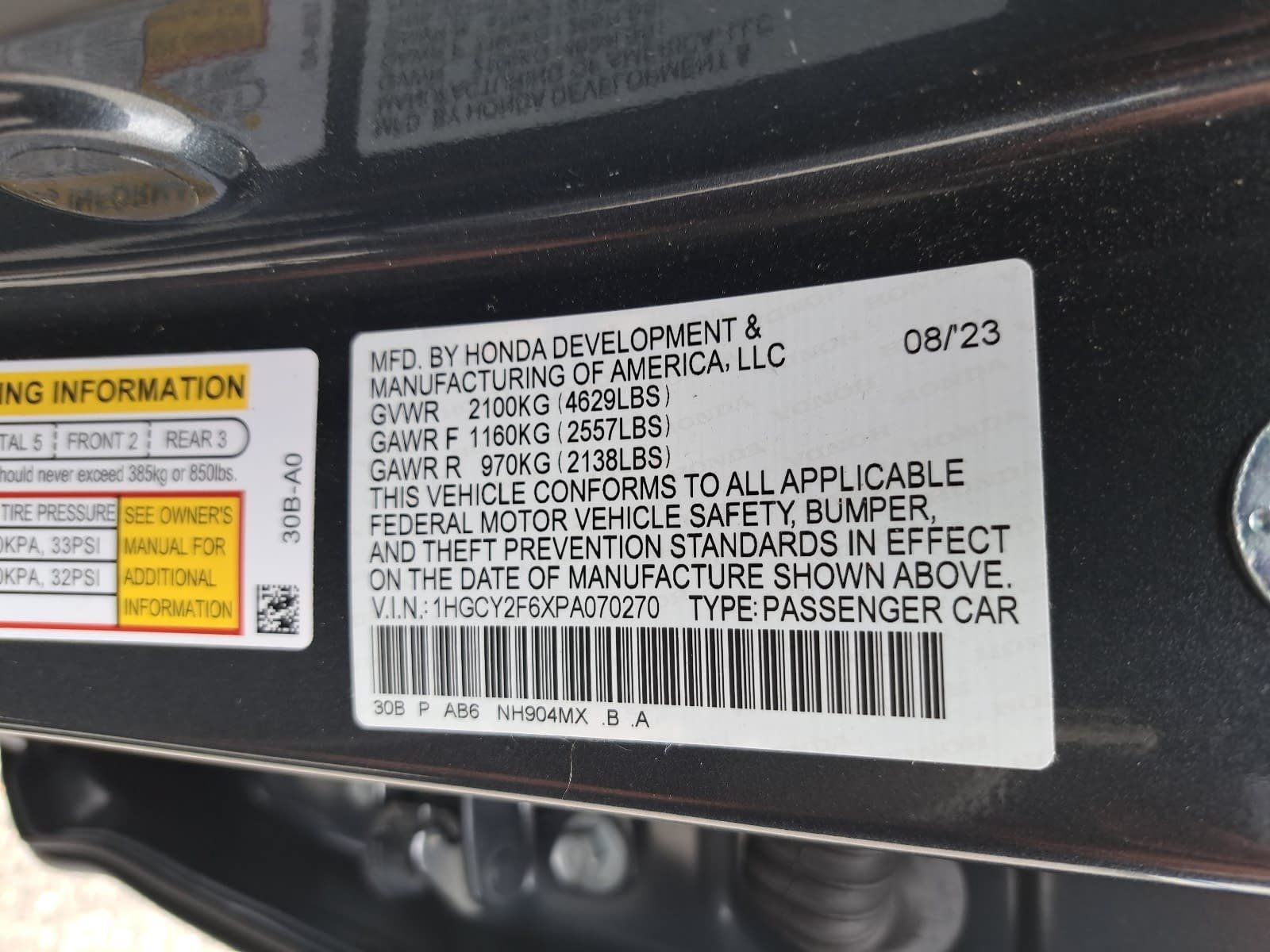 Used 2023 Honda Accord EX-L image 39