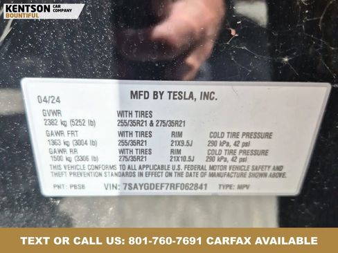 Used 2024 Tesla Model Y Performance AWD/4WD image 12