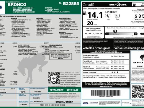 Used 2023 Ford Bronco Badlands AWD/4WD image 10