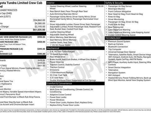 New 2026 Toyota Tundra Limited RWD image 16