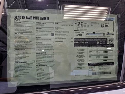 New 2026 Volvo XC40 B5 Plus w/ Protection Package Premier AWD/4WD image 37