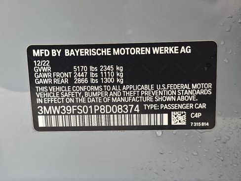 Certified 2023 BMW 330e xDrive w/ M Sport Package AWD/4WD image 33