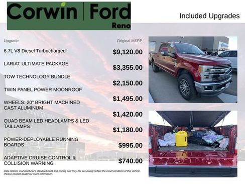 Used 2019 Ford F250 Lariat w/ Lariat Ultimate Package AWD/4WD image 3