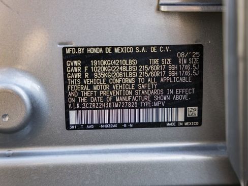 New 2026 Honda HR-V LX image 31