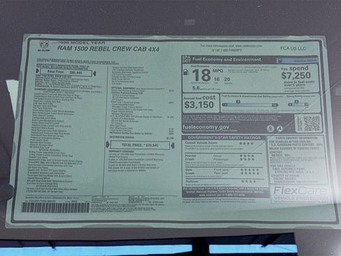 New 2026 RAM 1500 Rebel AWD/4WD image 20