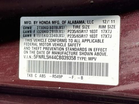 Used 2012 Honda Odyssey EX image 31