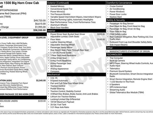 Used 2023 RAM 1500 Big Horn AWD/4WD image 1