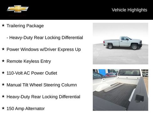 Used 2016 Chevrolet Silverado 1500 W/T w/ WT Convenience Package RWD image 20