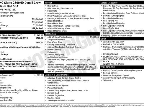 Used 2025 GMC Sierra 2500 Denali w/ Max Trailering Package image 36