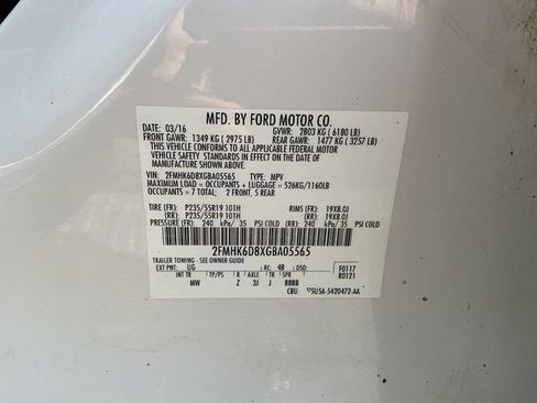 Used 2016 Ford Flex Limited AWD/4WD image 29