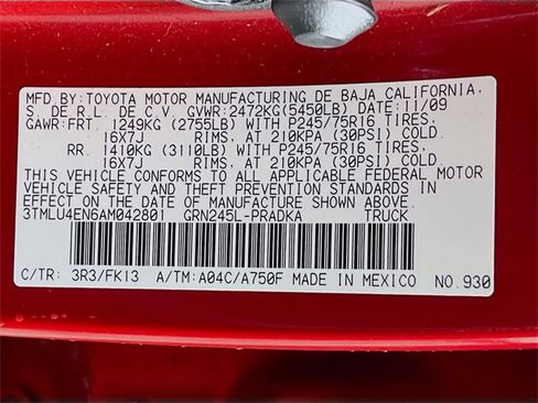 Used 2010 Toyota Tacoma 4x4 Double Cab image 17