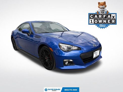 Used 2015 Subaru BRZ Series.Blue RWD image 1