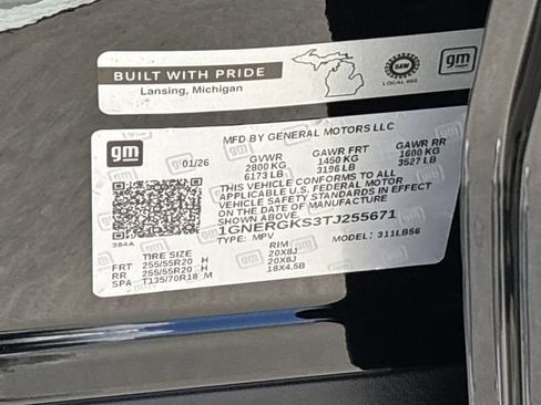 New 2026 Chevrolet Traverse LT w/ Sun and Wheel Package image 30