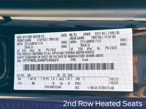 New 2025 Ford F150 Lariat w/ Equipment Group 502A High image 41