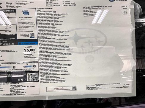 New 2025 Subaru WRX Premium image 19