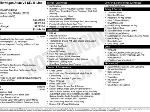 Used 2023 Volkswagen Atlas SEL R-Line AWD/4WD image 6