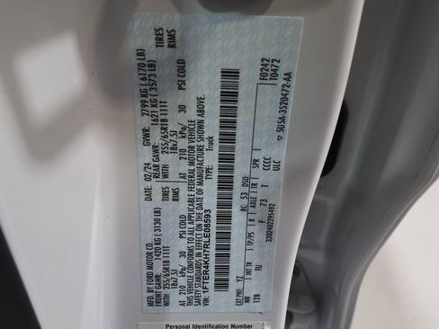 Used 2024 Ford Ranger Lariat w/ FX4 Off-Road Package image 33