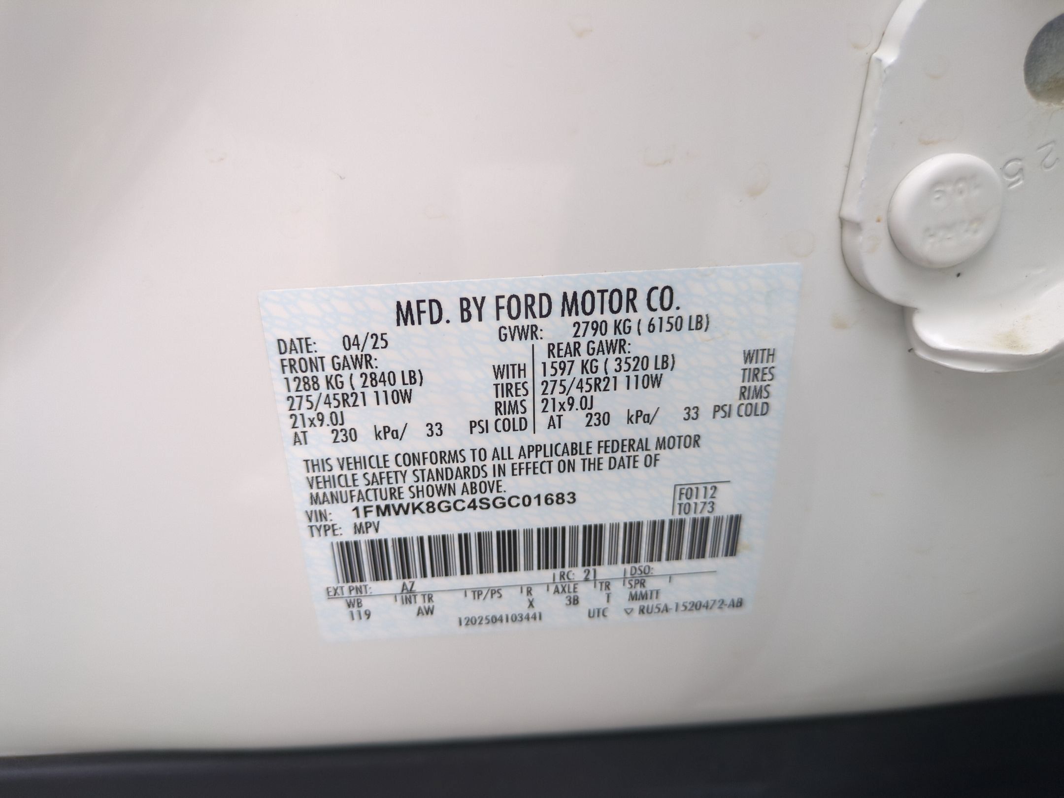 Certified 2025 Ford Explorer ST w/ Sun And Sound Package AWD/4WD image 37