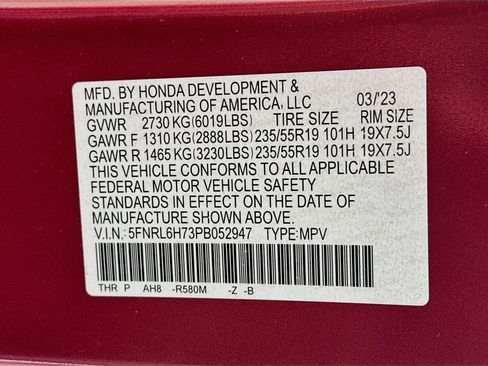Used 2023 Honda Odyssey Sport image 33