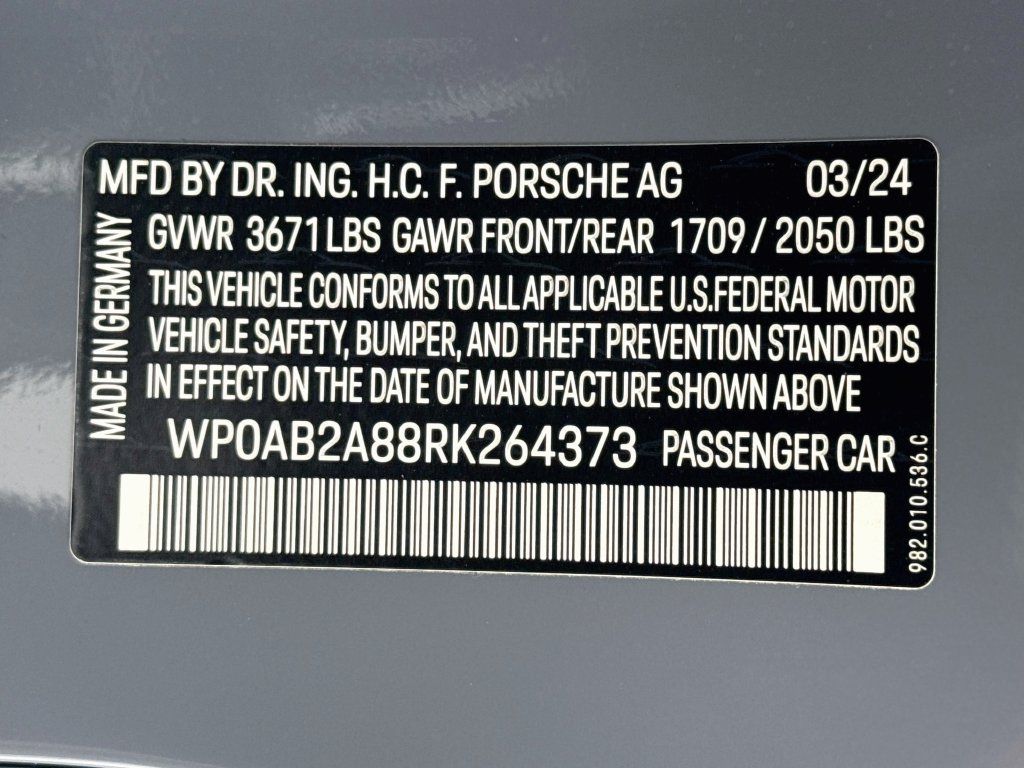 Certified 2024 Porsche 718 Cayman S RWD image 31