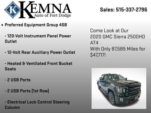 Used 2020 GMC Sierra 2500 AT4 w/ AT4 Premium Package image 25