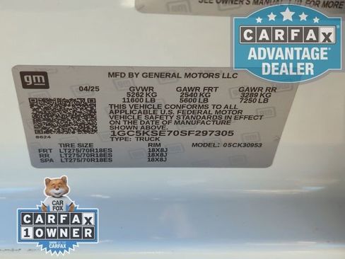 Certified 2025 Chevrolet Silverado 3500 W/T image 33