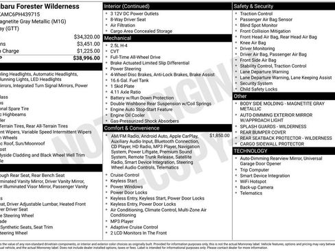 Used 2023 Subaru Forester Wilderness image 8