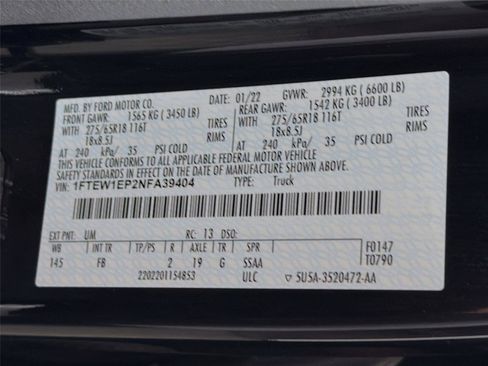 Used 2022 Ford F150 XLT w/ Equipment Group 302A High AWD/4WD image 42