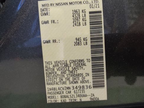 Used 2021 Nissan Altima 2.5 SR w/ SR Premium Package FWD image 33