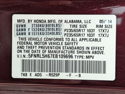 Used 2014 Honda Odyssey EX-L image 29