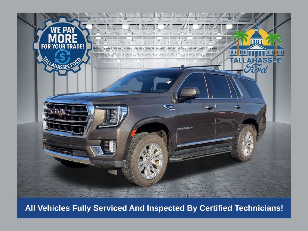 Used 2021 GMC Yukon SLT w/ SLT Premium Package RWD image 1