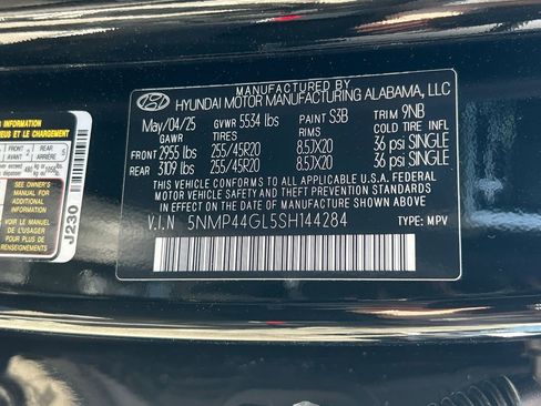 New 2025 Hyundai Santa Fe Limited FWD image 34
