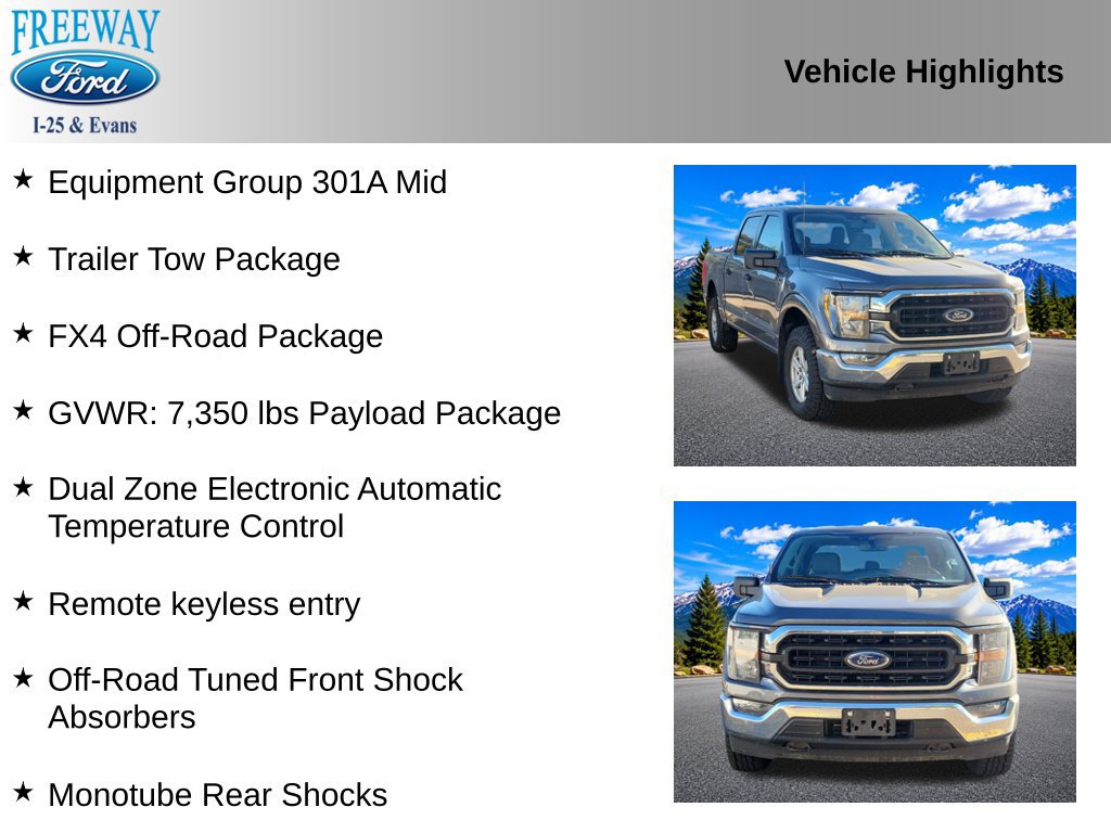 Used 2023 Ford F150 XLT w/ Equipment Group 301A Mid AWD/4WD image 4