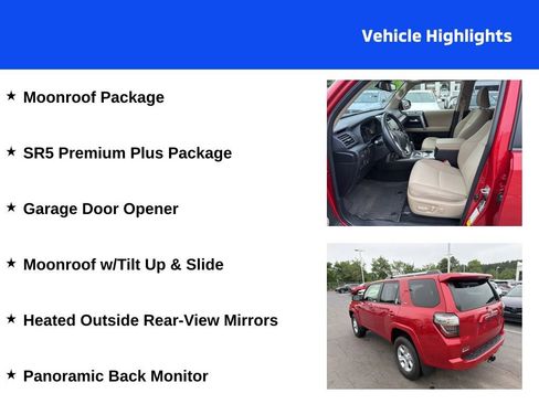 Used 2024 Toyota 4Runner SR5 Premium w/ Moonroof Package AWD/4WD image 4