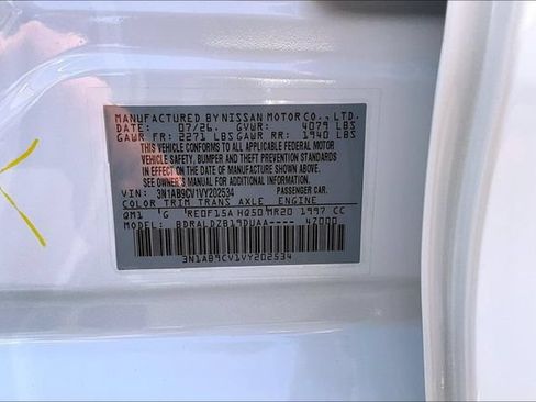 New 2027 Nissan Sentra SV FWD image 8