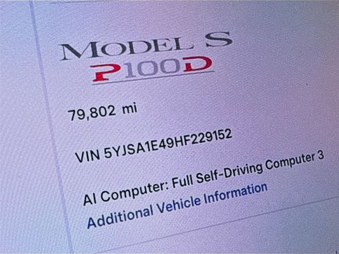 Used 2017 Tesla Model S P100D AWD/4WD image 3