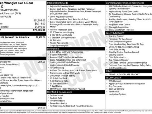 Used 2024 Jeep Wrangler Unlimited Rubicon 4xe image 11