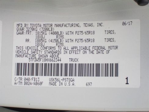 Used 2017 Toyota Tundra SR5 w/ TRD Off Road Package image 17