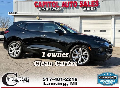 Used 2019 Chevrolet Blazer Premier w/ Sun and Wheels Package image 1