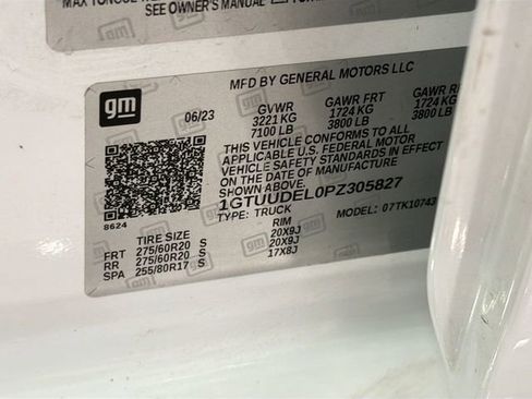 Certified 2023 GMC Sierra 1500 SLT w/ SLT Premium Package AWD/4WD image 25