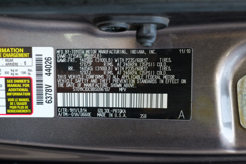 Used 2011 Toyota Sienna XLE w/ Premium Pkg FWD image 59