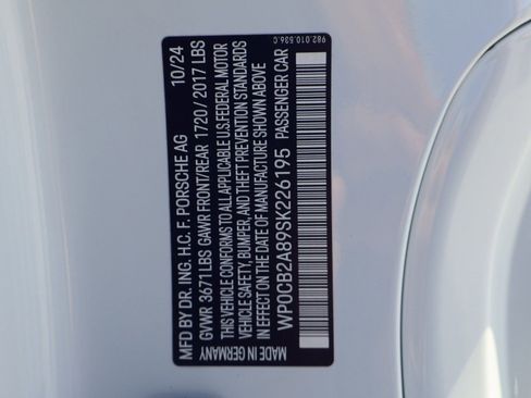 New 2025 Porsche 718 Boxster S RWD image 24