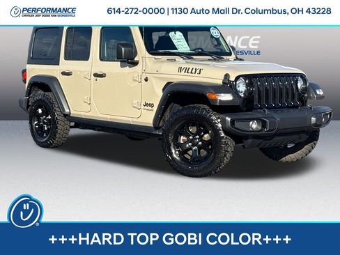 Used 2022 Jeep Wrangler Unlimited Willys image 1