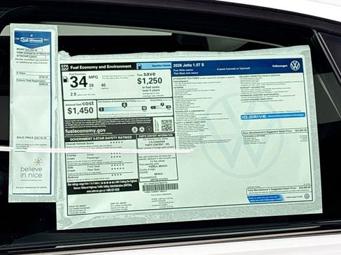 New 2026 Volkswagen Jetta S image 23