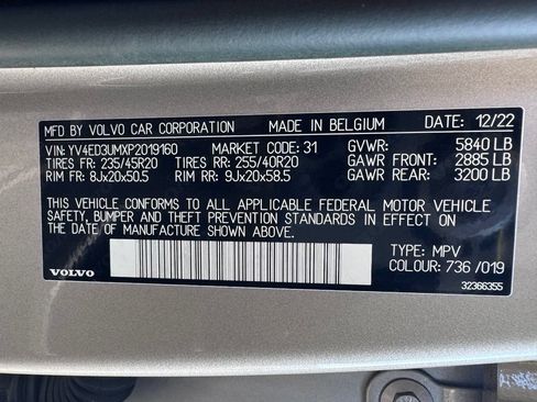 Used 2023 Volvo XC40 Recharge Ultimate w/ Protection Package Premier AWD/4WD image 73
