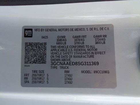 Used 2025 Chevrolet Silverado 1500 W/T image 20