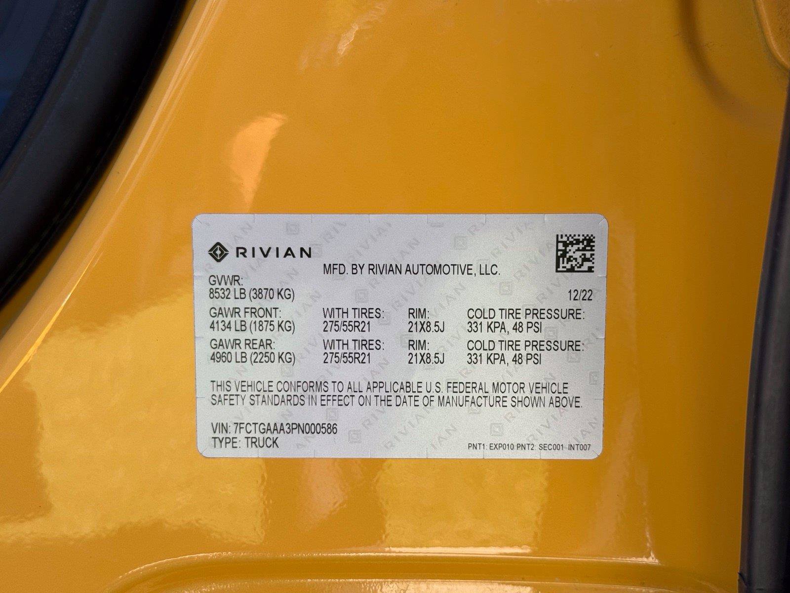 Used 2023 Rivian R1T Adventure Quad AWD/4WD image 47